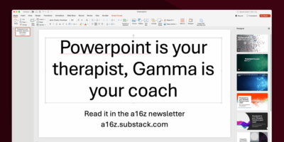 Powerpoint is your therapist, Gamma is your coach