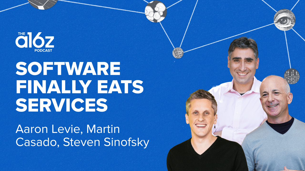 Aaron Botello Software Software finally eats services - Aaron Levie | Andreessen Horowitz